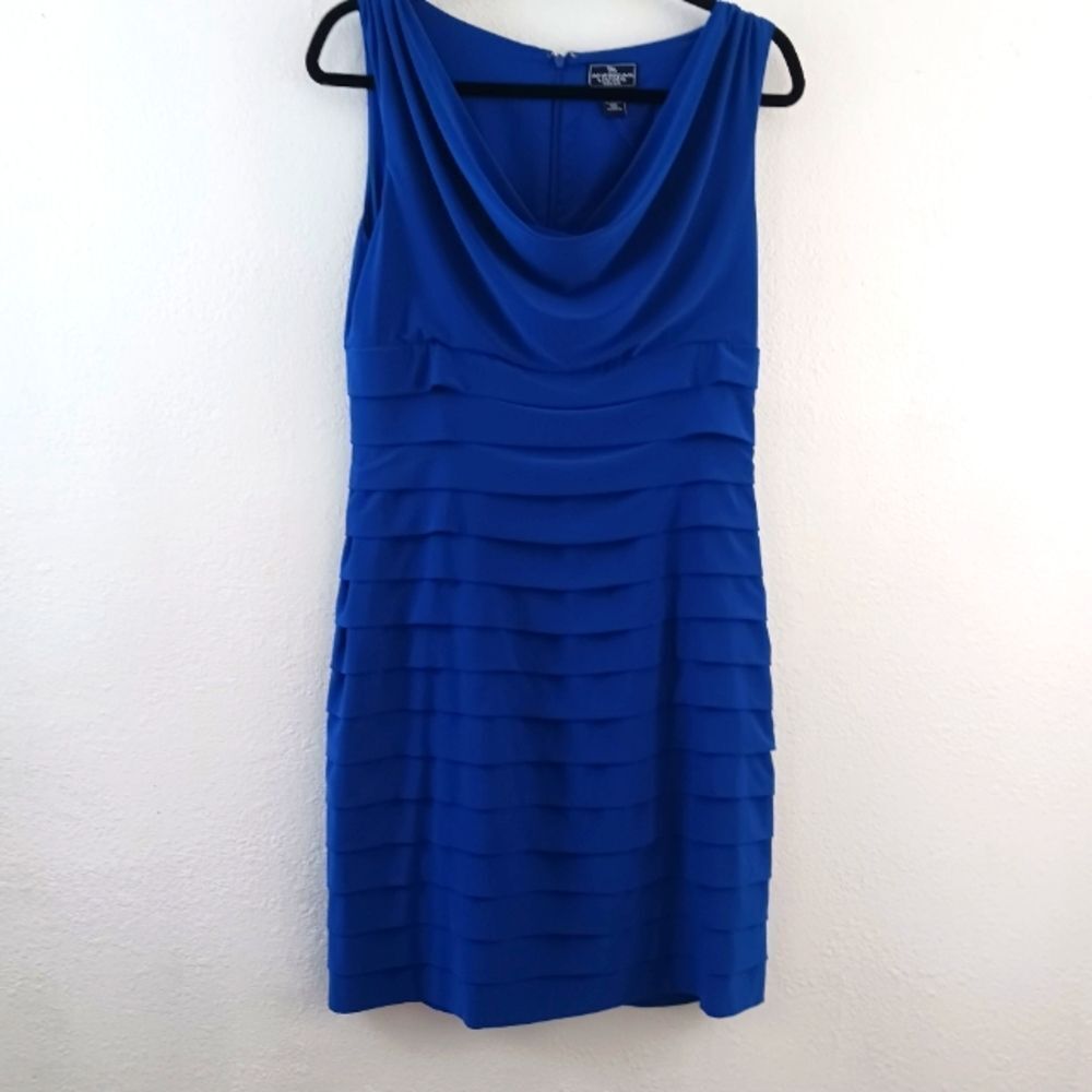 American Living Royal Blue Shutter sleeveless Dress size 10